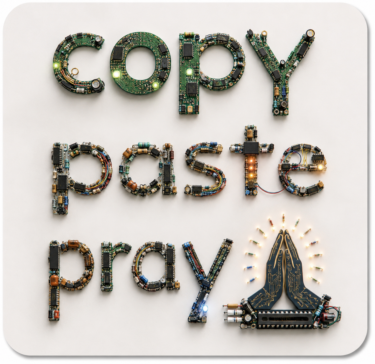 Copy, paste, pray